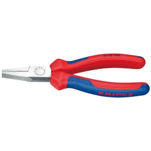 Knipex 20 02 140 Pliers Flat Nose black 140mm Grip Handle